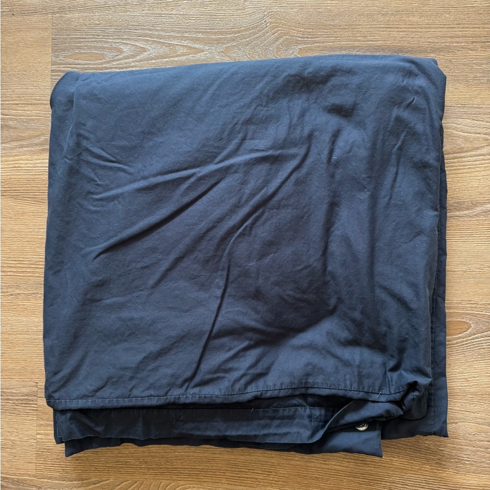 Brooklinen Luxe Duvet Cover - Queen, Deep Navy